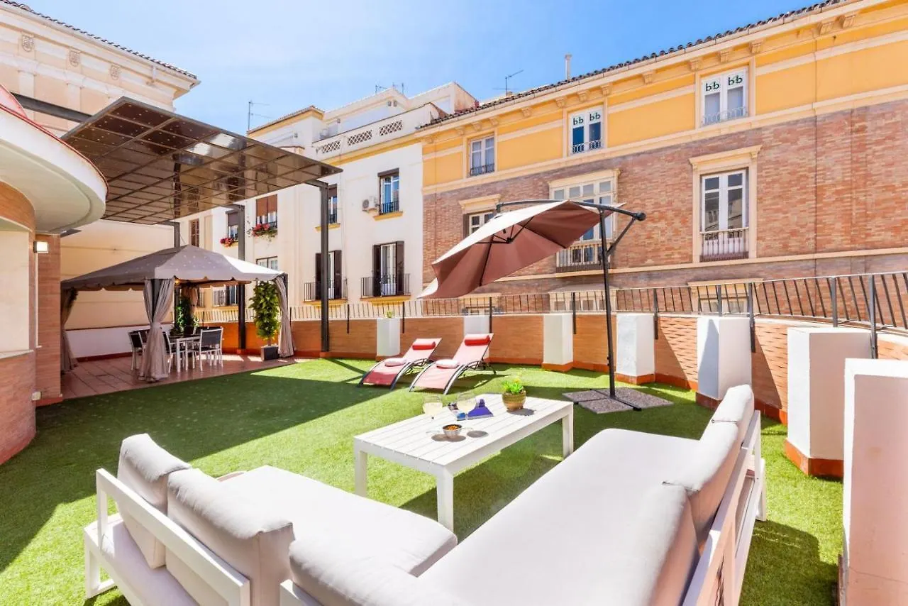 Gran Terraza Con Vistas A Calle Larios Málaga