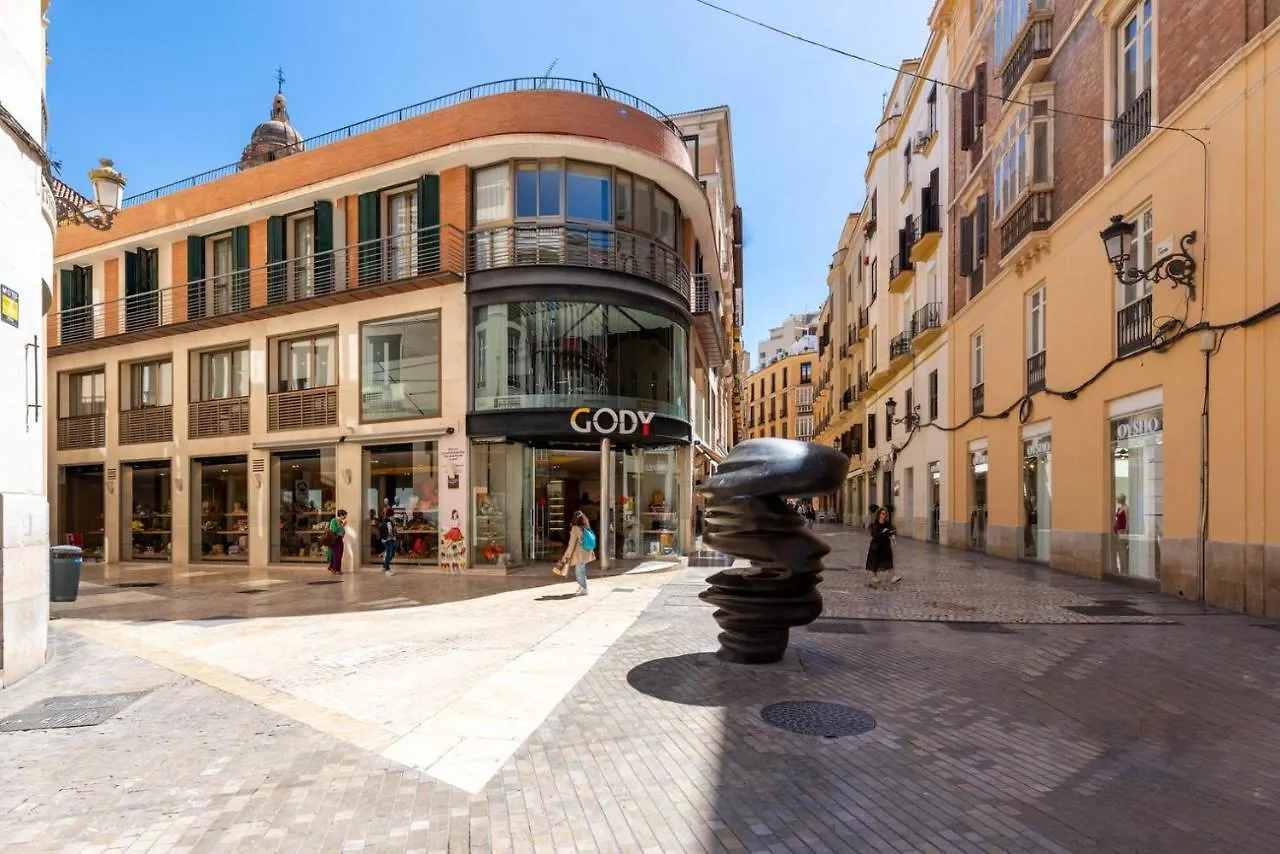 Gran Terraza Con Vistas A Calle Larios Málaga Apartamento