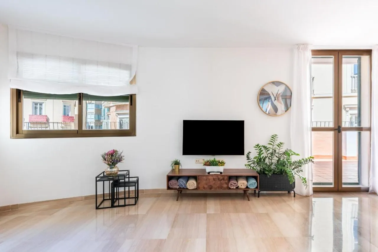 Gran Terraza Con Vistas A Calle Larios Málaga Apartamento